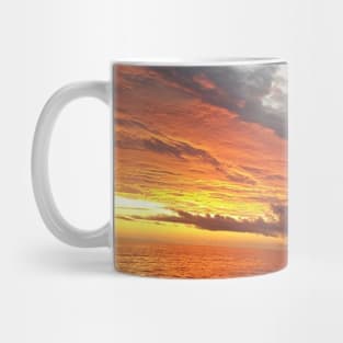 Burnt Orange Sunset Mug, Mask, Pin Mug